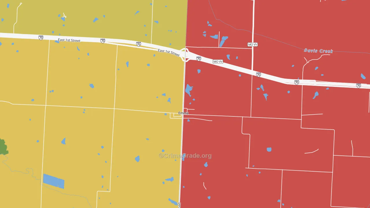65327, MO Map of Theft Rates
