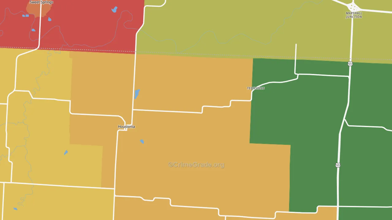 65333, MO Map of Theft Rates
