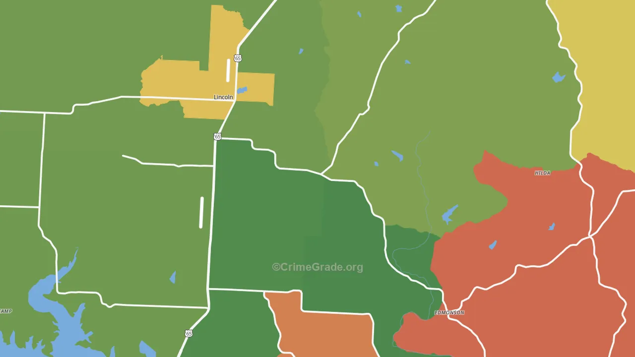 65338, MO Map of Theft Rates