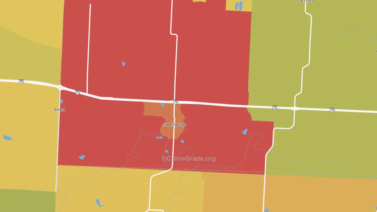 65351, MO Map of Theft Rates