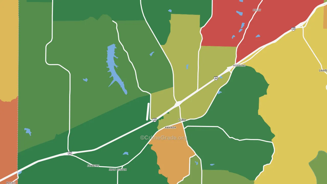 65453, MO Map of Theft Rates