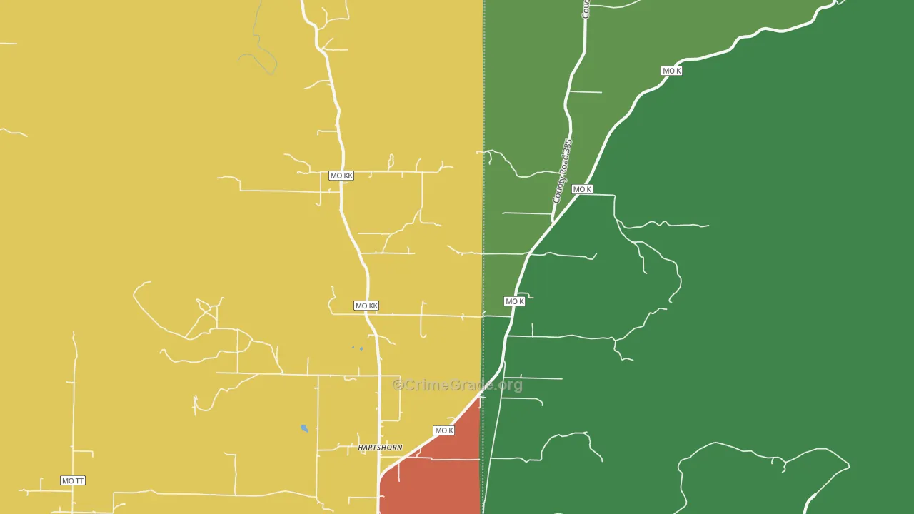 65479, MO Map of Theft Rates