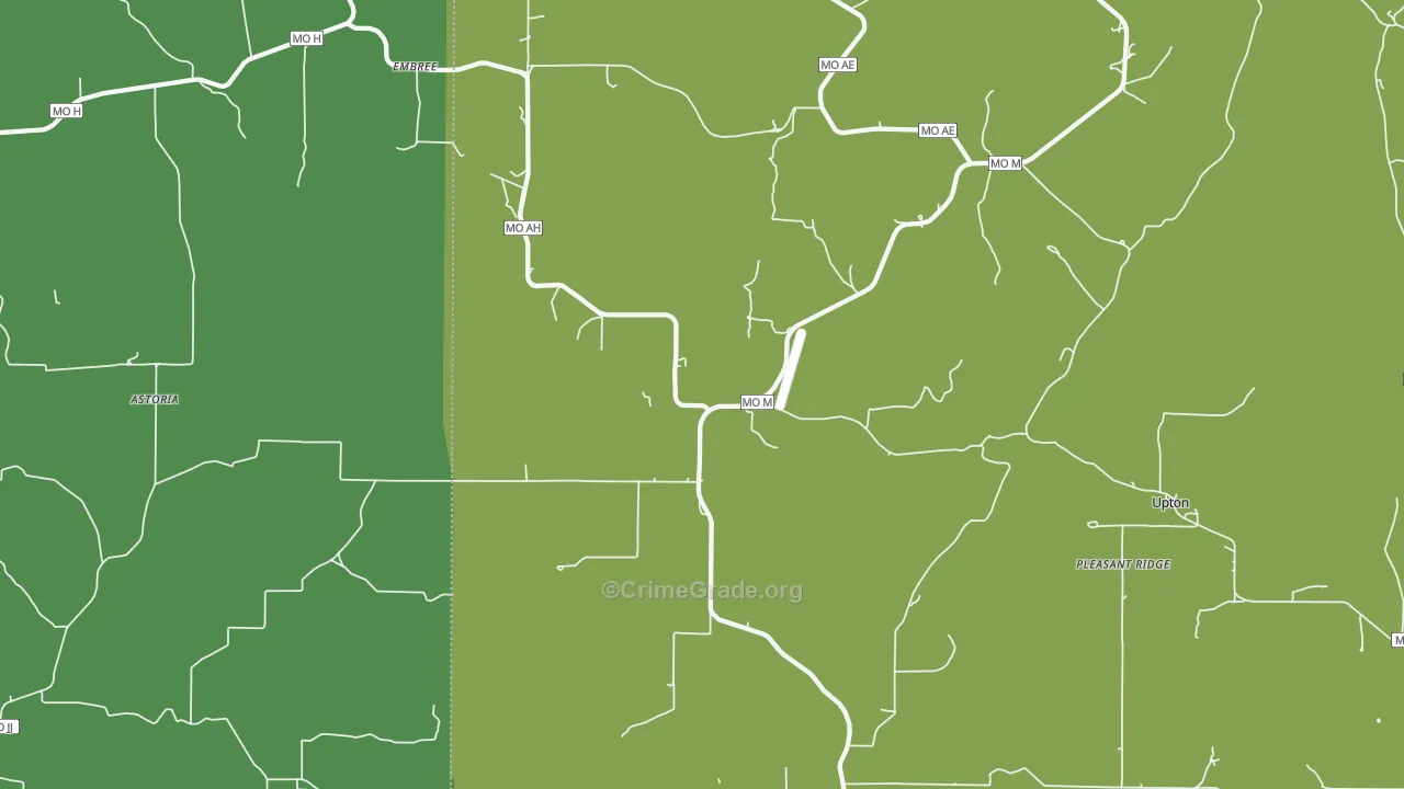 65484, MO Map of Theft Rates