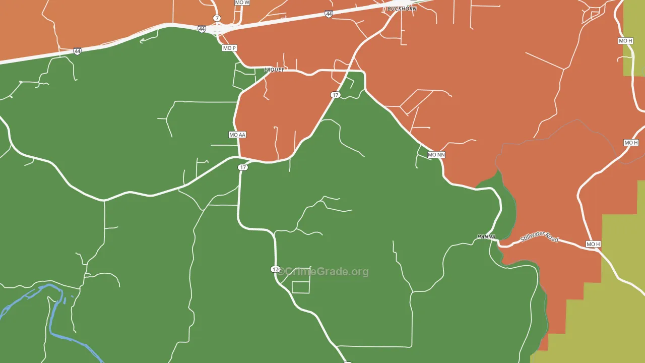 65534, MO Map of Theft Rates