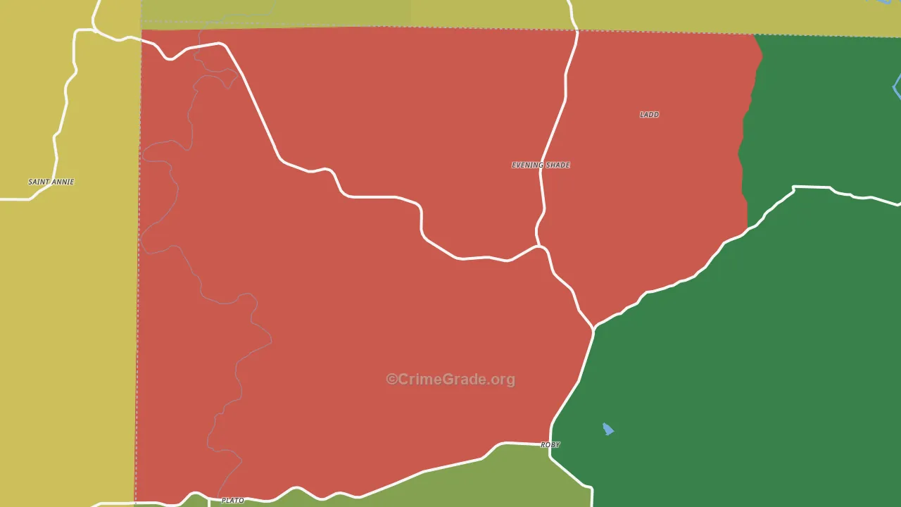 65552, MO Map of Theft Rates