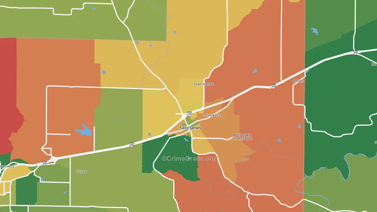 65559, MO Map of Theft Rates
