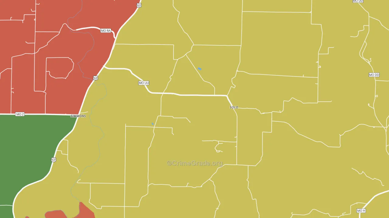 65564, MO Map of Theft Rates
