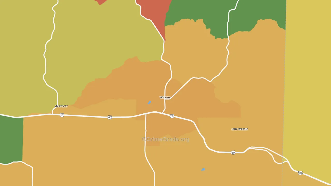 65588, MO Map of Theft Rates