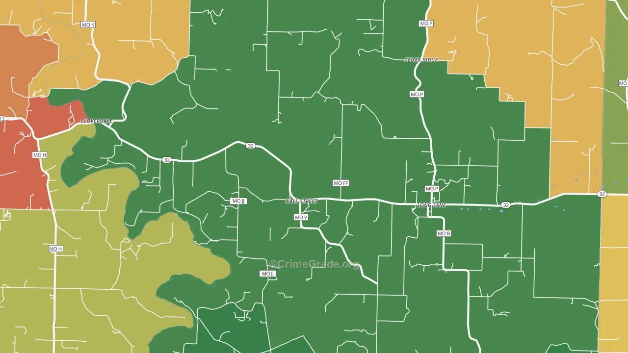 65590, MO Map of Theft Rates