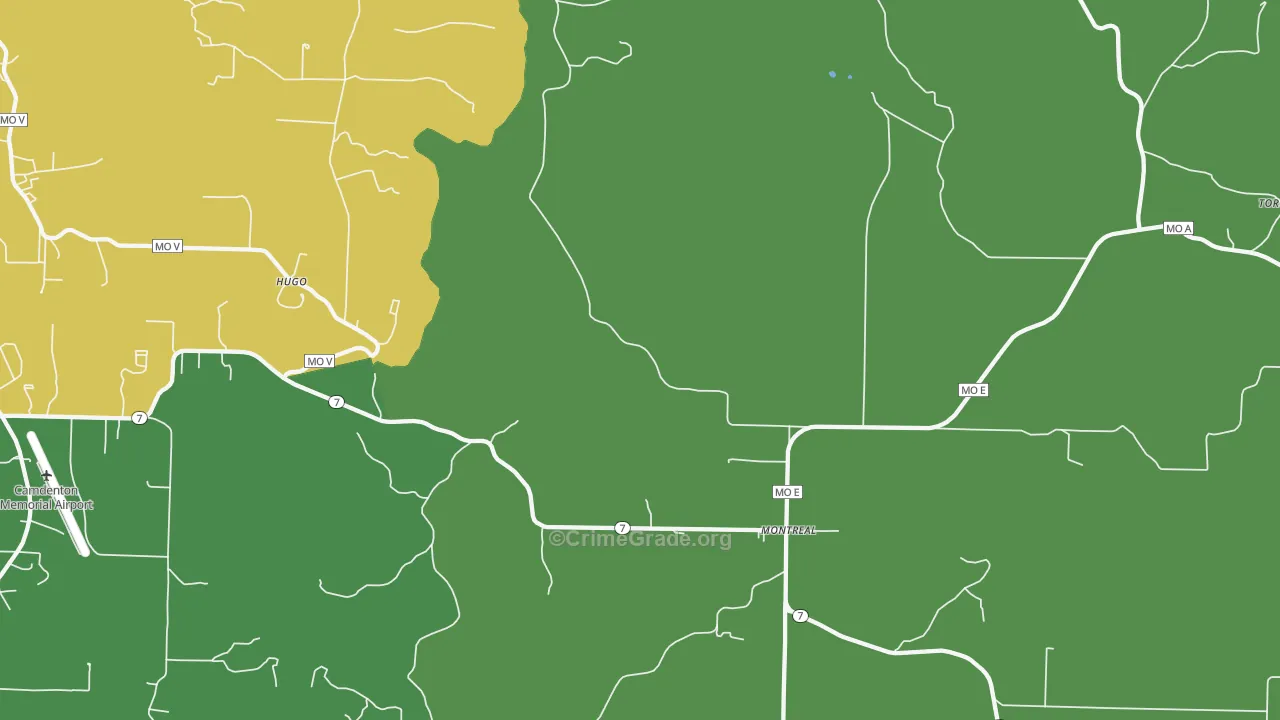 65591, MO Map of Theft Rates