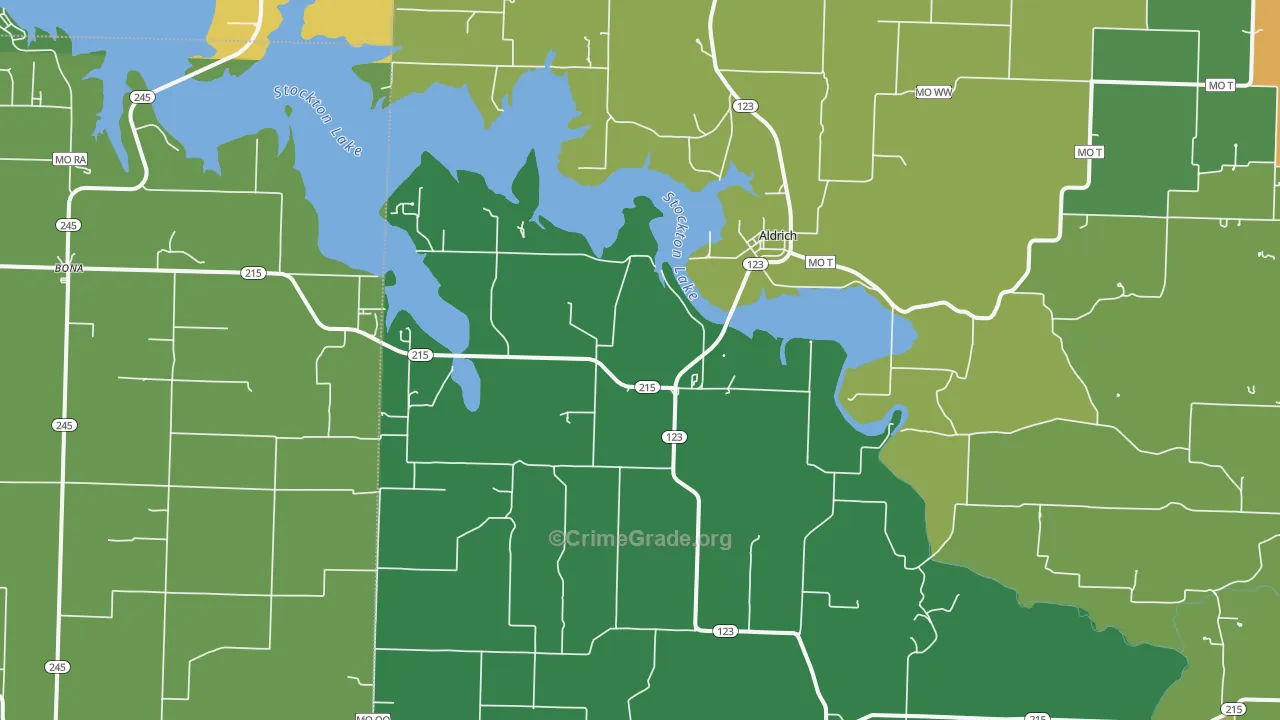 65601, MO Map of Theft Rates