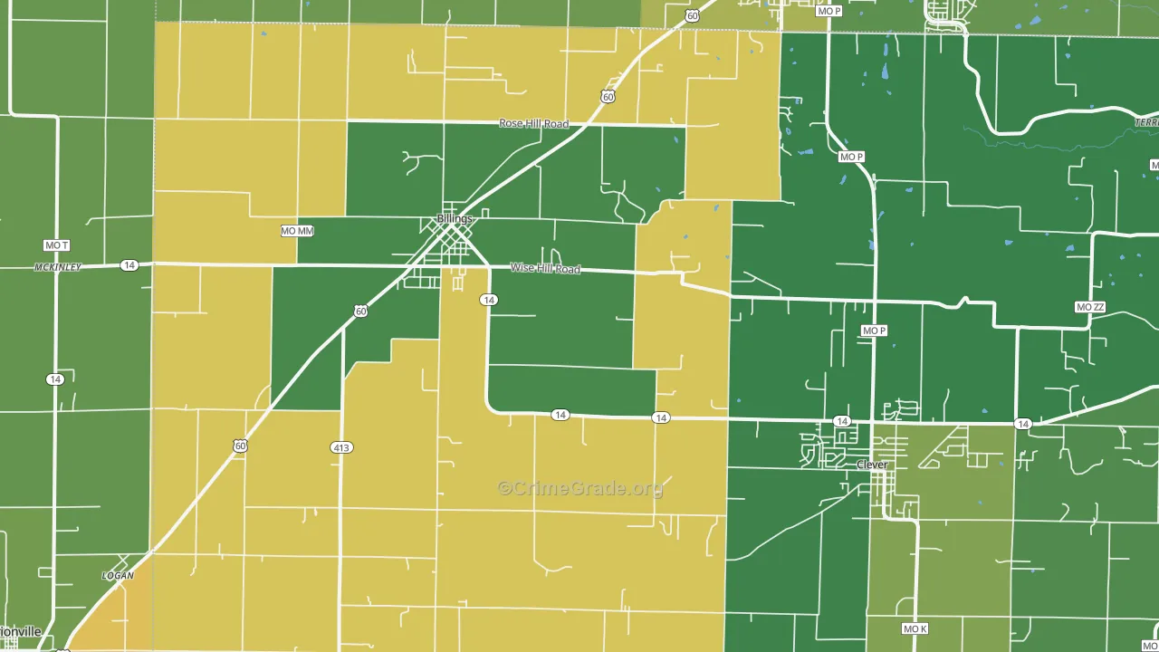 65610, MO Map of Theft Rates