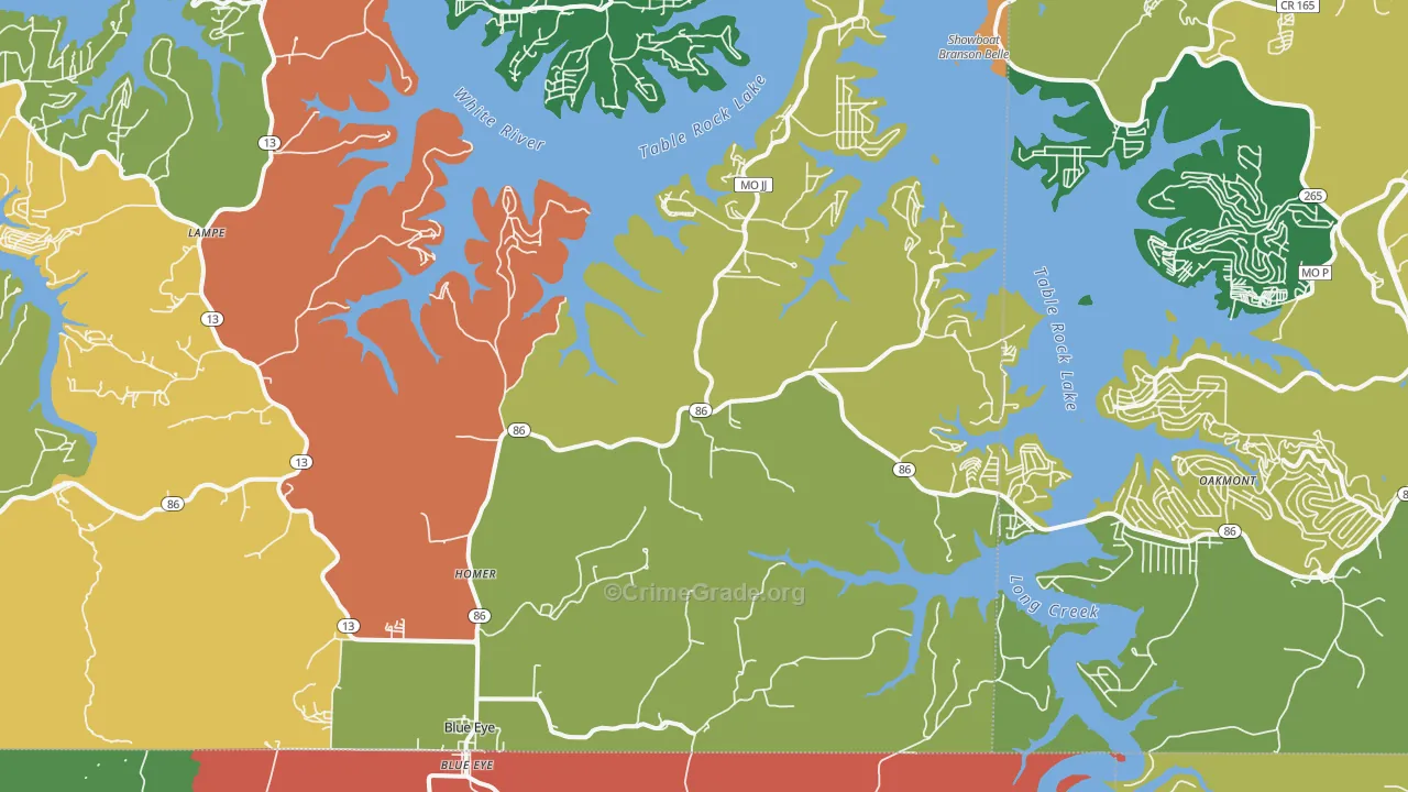 65611, MO Map of Theft Rates