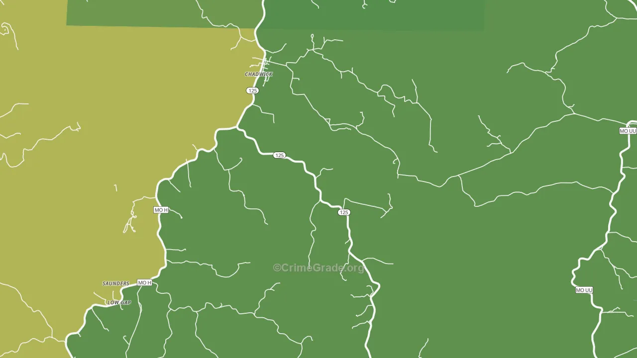 65629, MO Map of Theft Rates