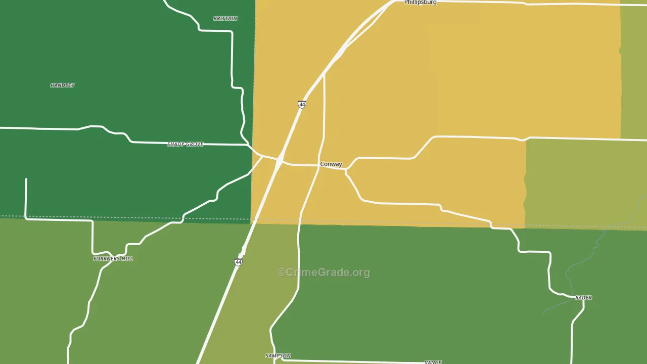 65632, MO Map of Theft Rates