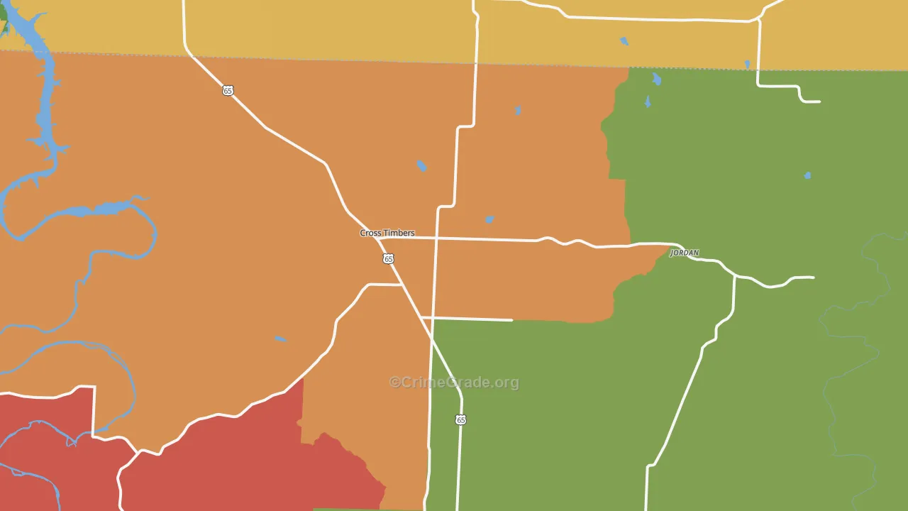 65634, MO Map of Theft Rates
