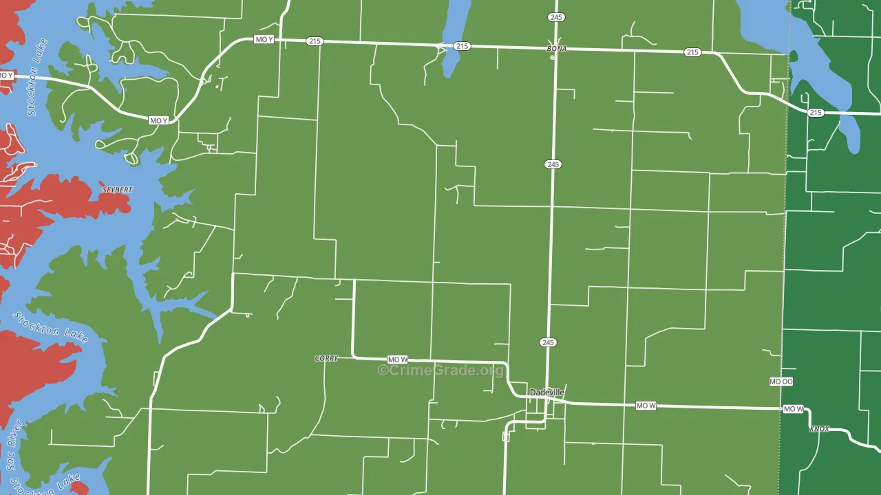 65635, MO Map of Theft Rates