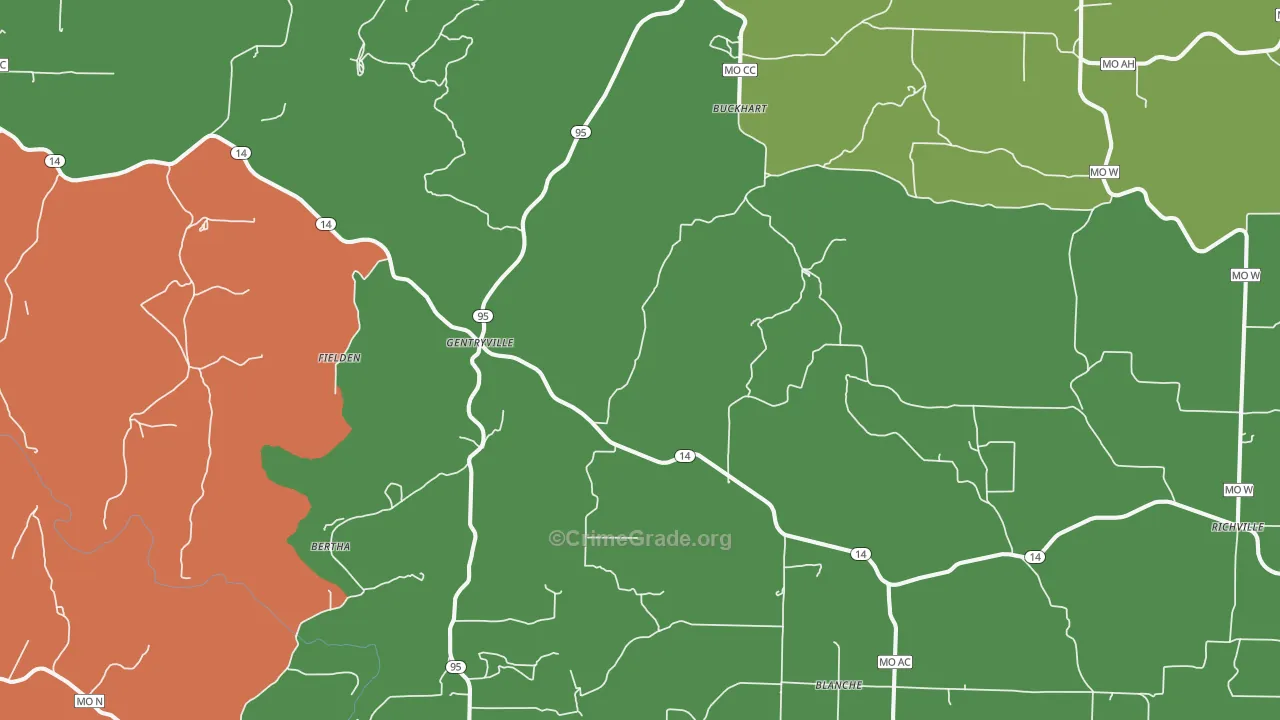 65638, MO Map of Theft Rates
