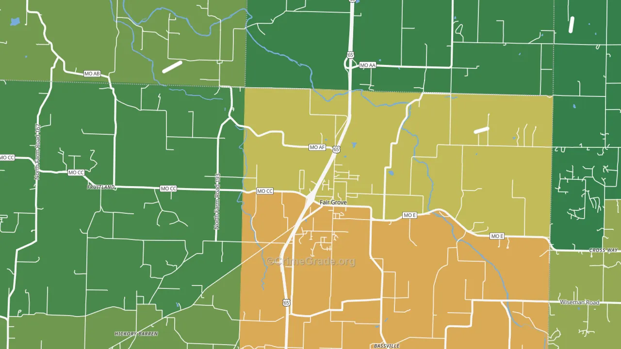 65648, MO Map of Theft Rates