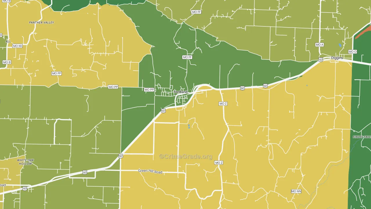 65652, MO Map of Theft Rates