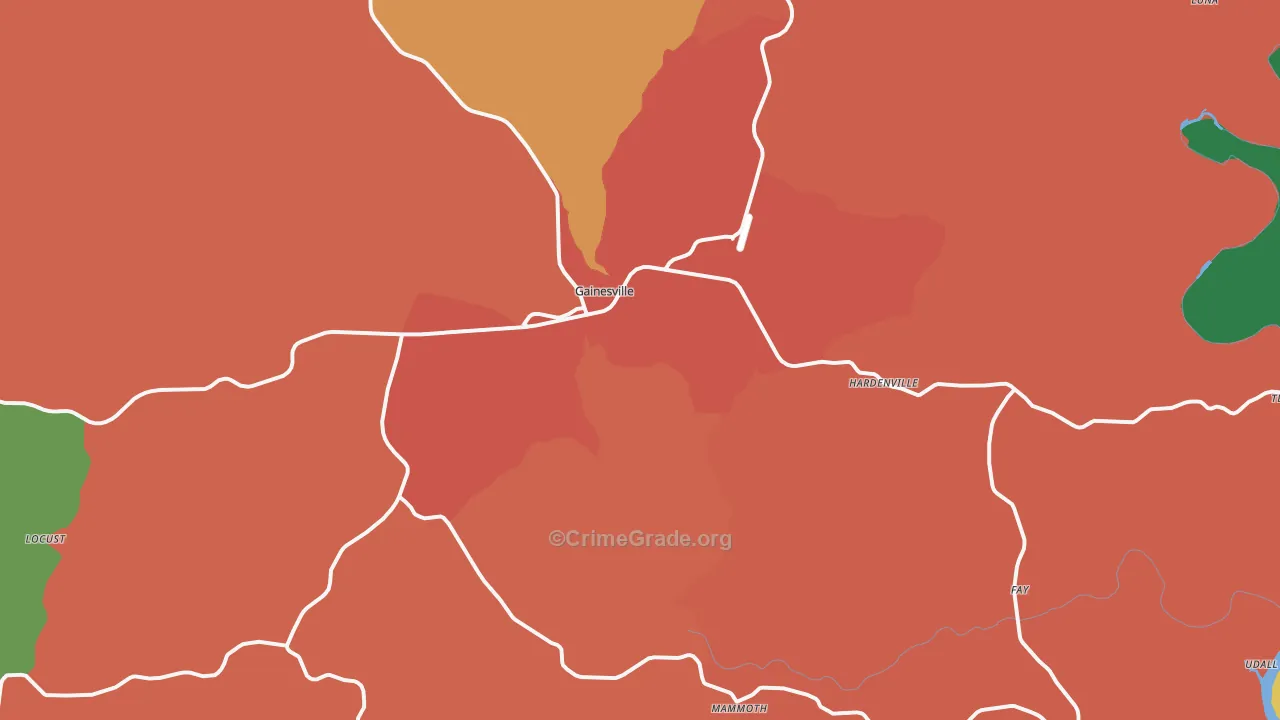 65655, MO Map of Theft Rates