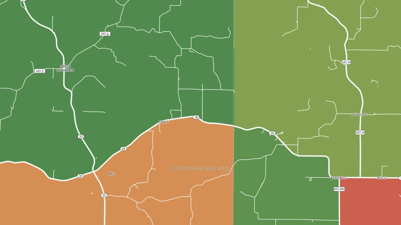 65660, MO Map of Theft Rates