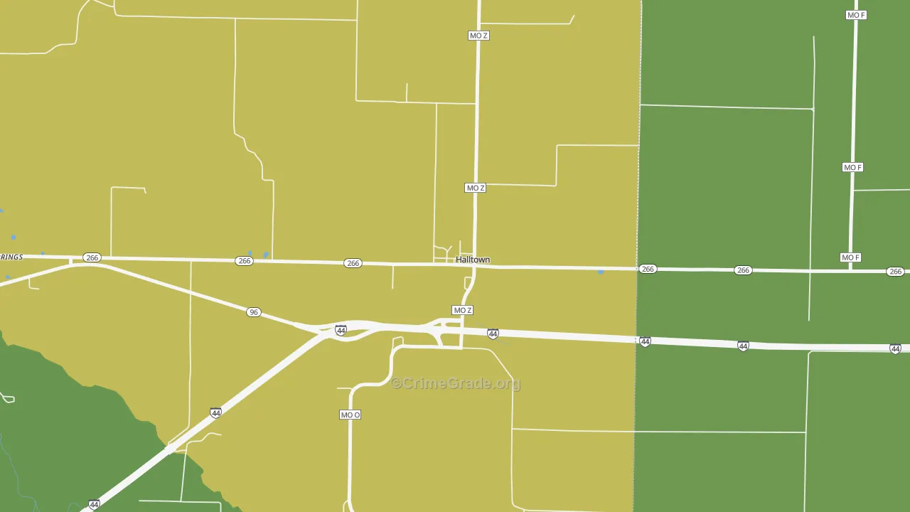 65664, MO Map of Theft Rates