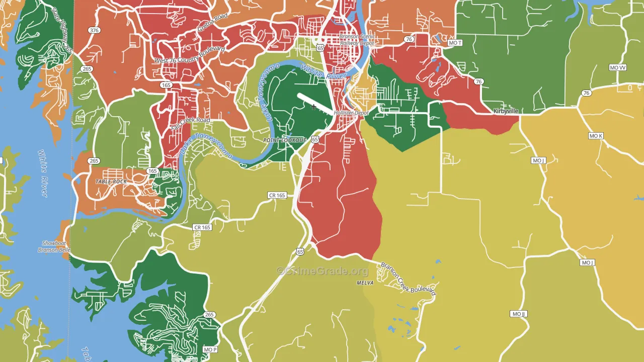 65672, MO Map of Theft Rates