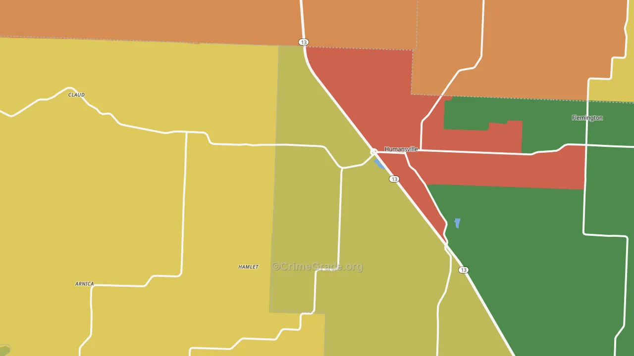 65674, MO Map of Theft Rates