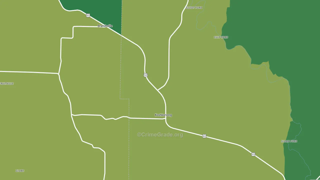 65692, MO Map of Theft Rates