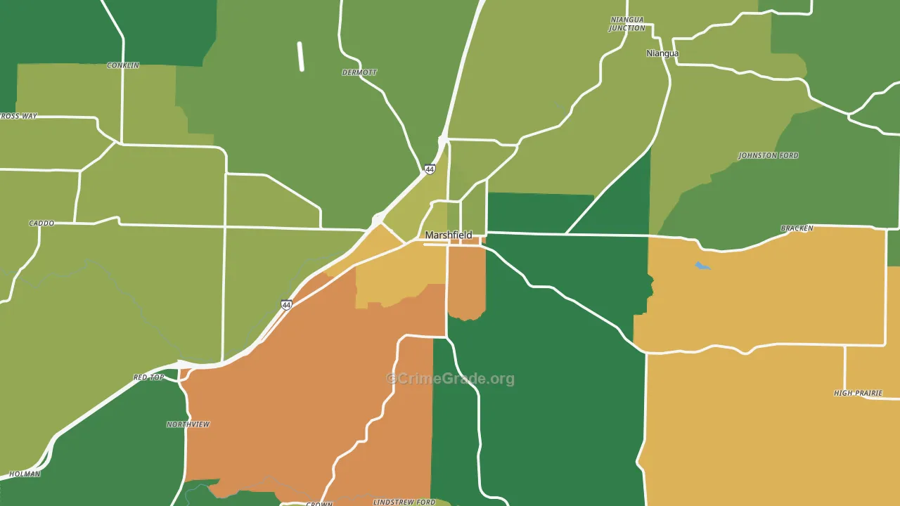 65706, MO Map of Theft Rates