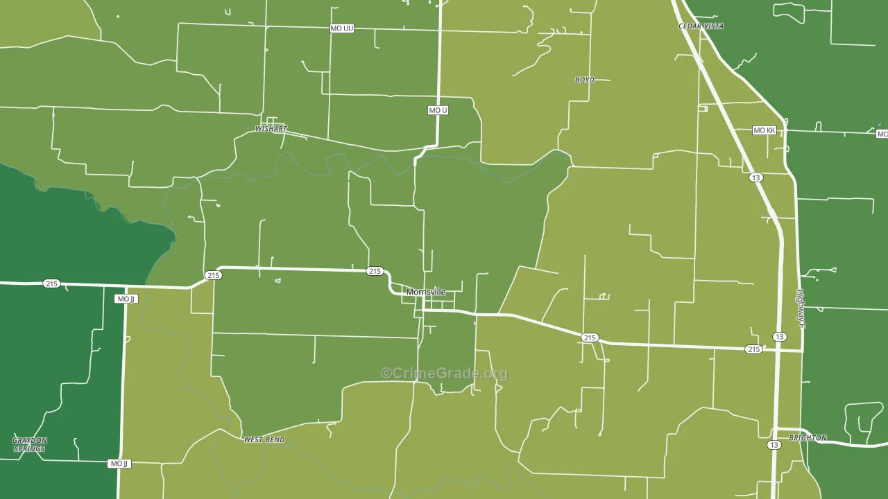 65710, MO Map of Theft Rates