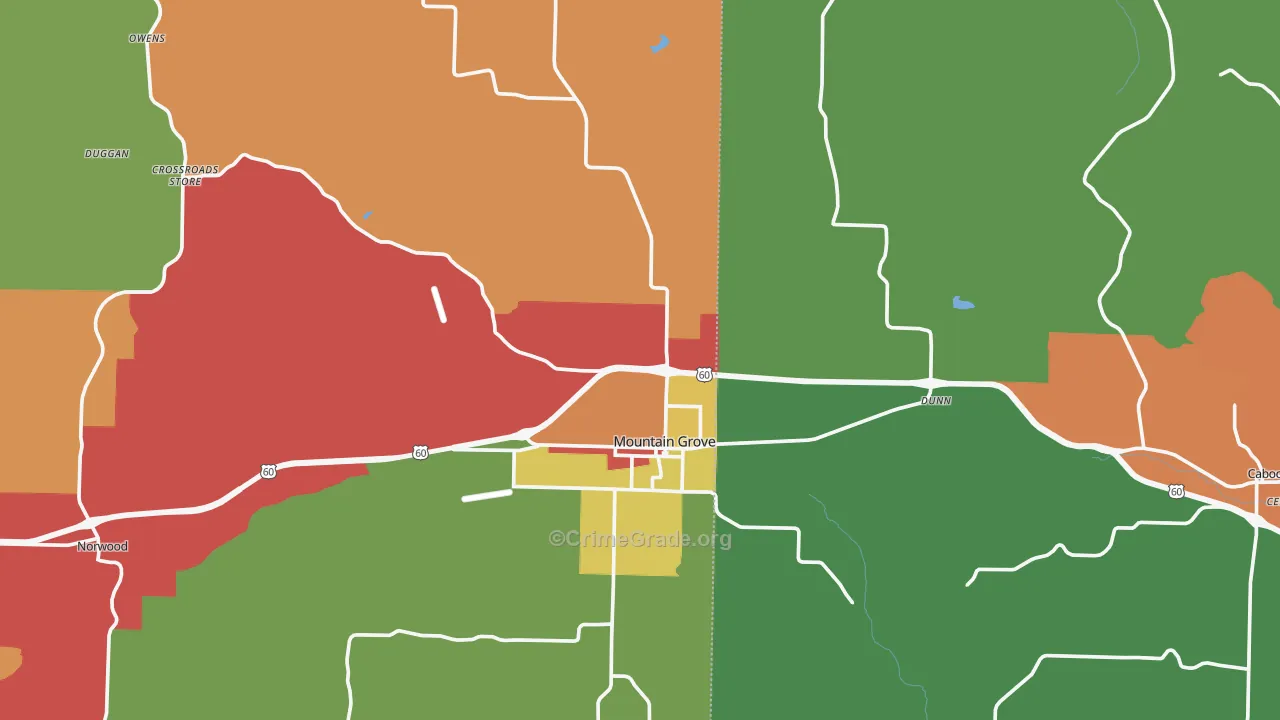 65711, MO Map of Theft Rates