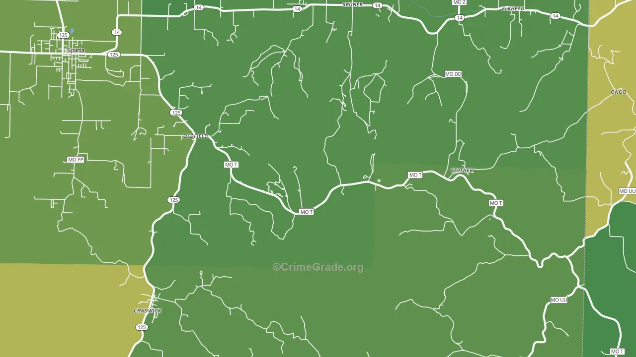 65720, MO Map of Theft Rates