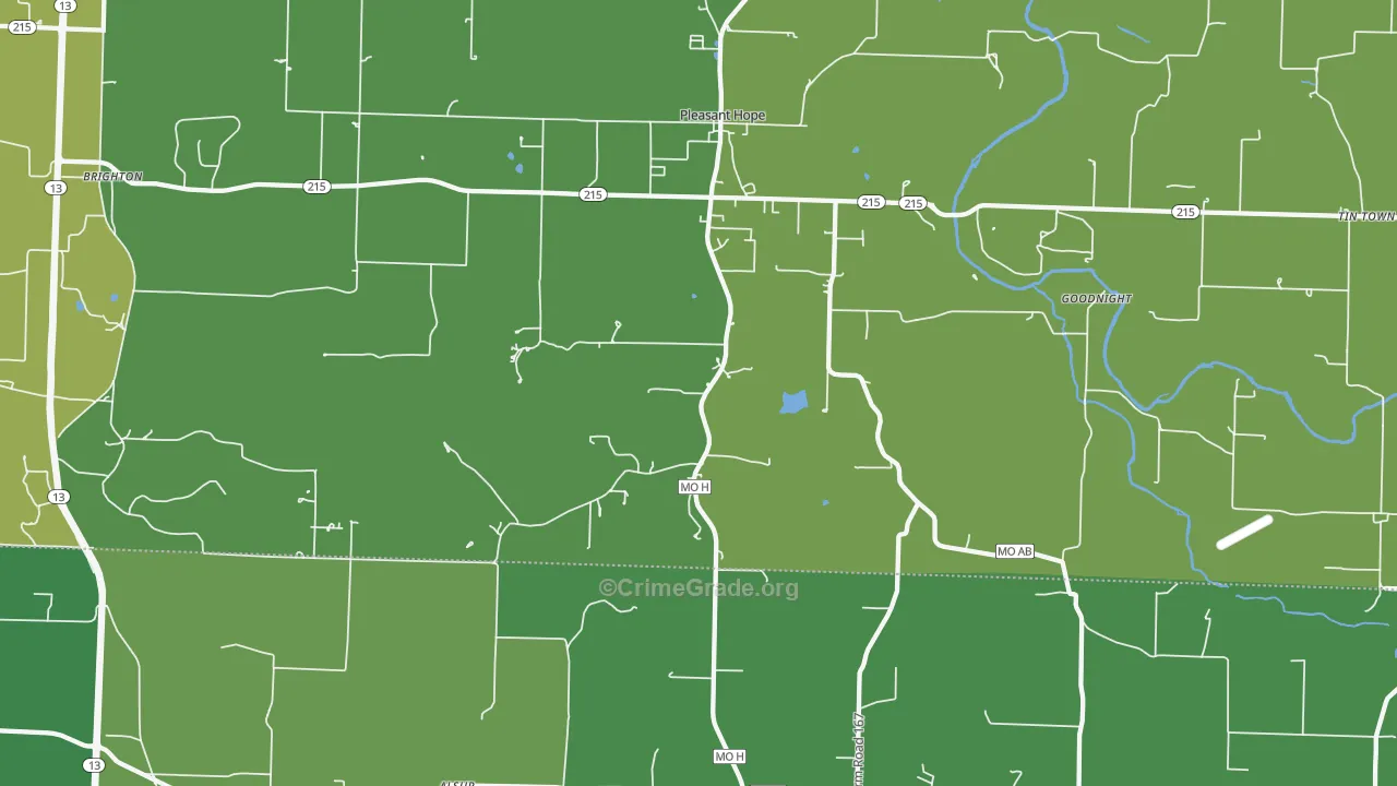 65725, MO Map of Theft Rates