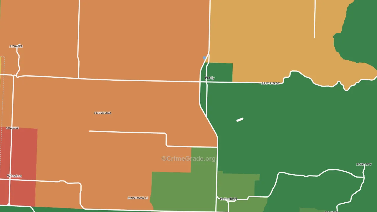 65734, MO Map of Theft Rates