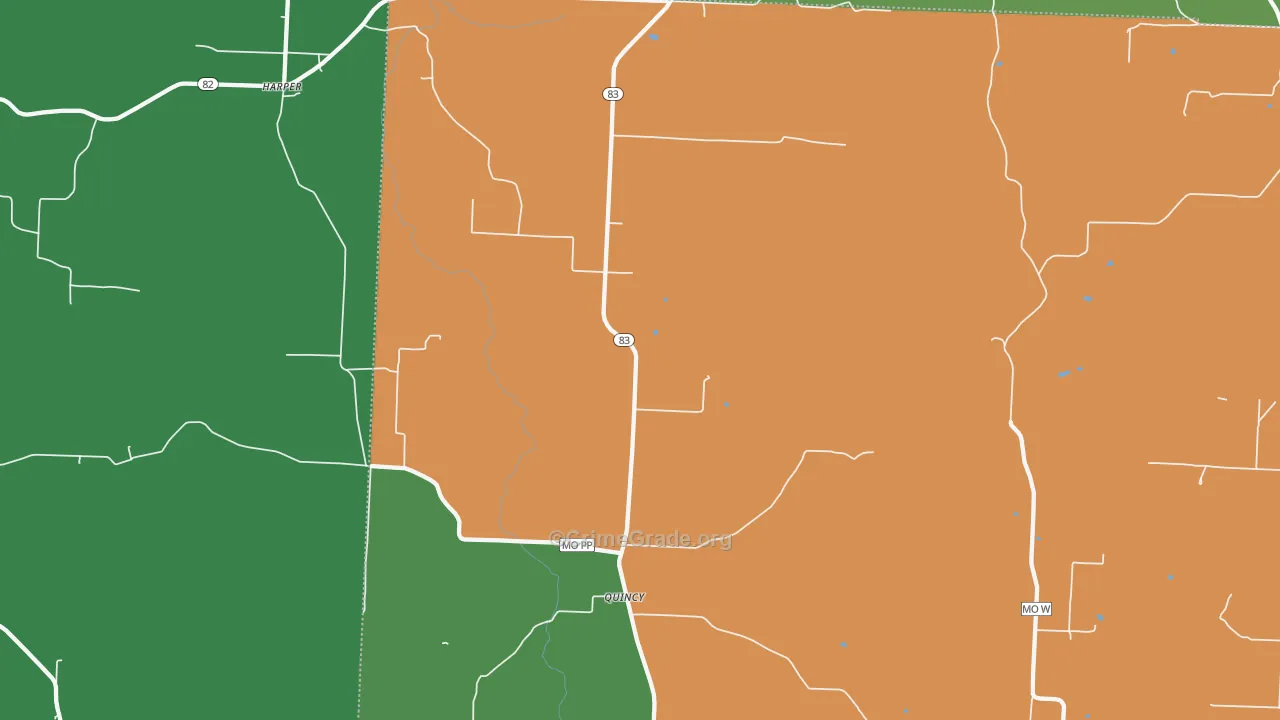65735, MO Map of Theft Rates