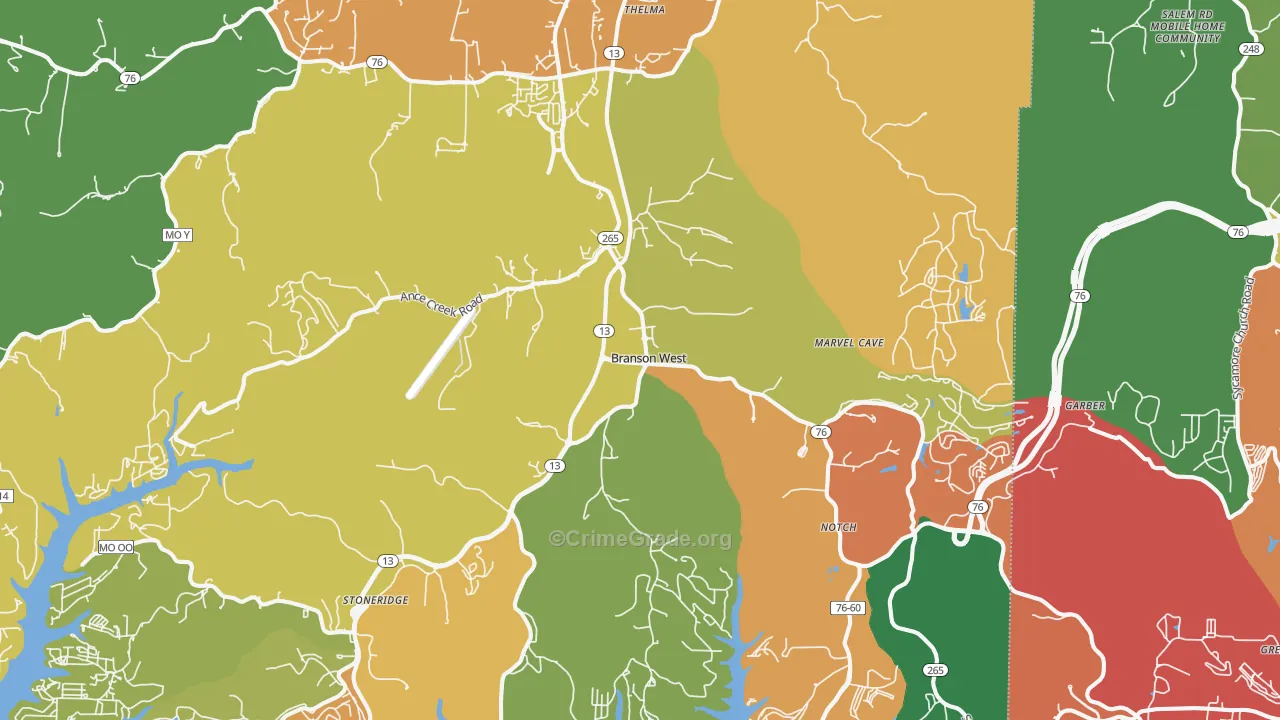 65737, MO Map of Theft Rates