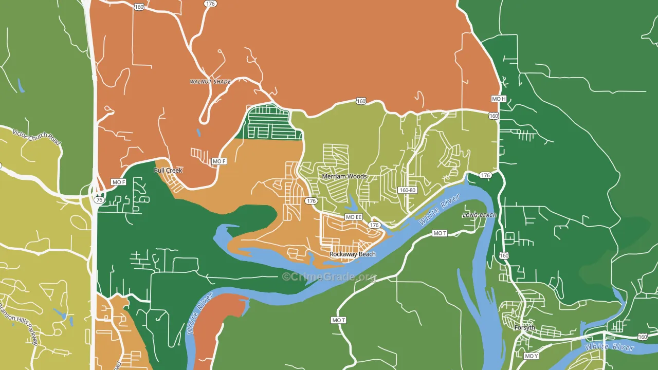 65740, MO Map of Theft Rates