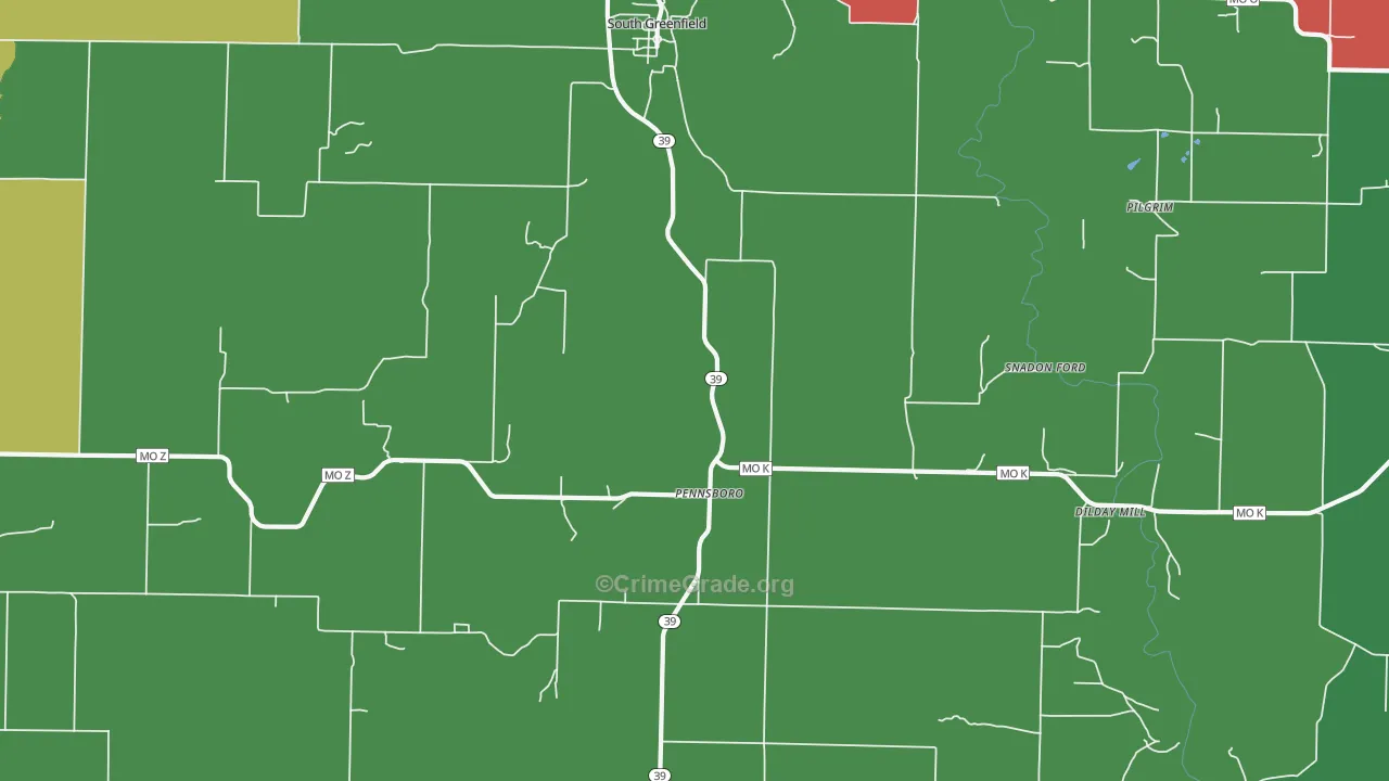 65752, MO Map of Theft Rates