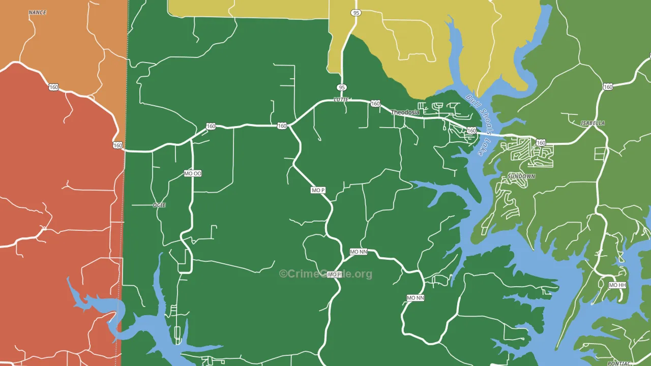 65761, MO Map of Theft Rates