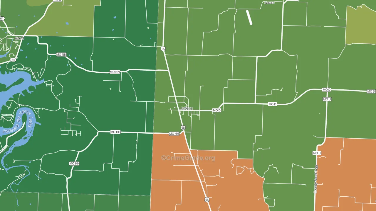65767, MO Map of Theft Rates