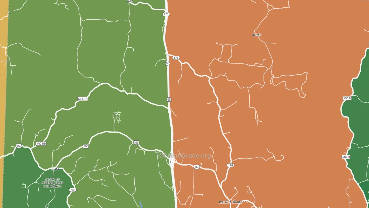65771, MO Map of Theft Rates