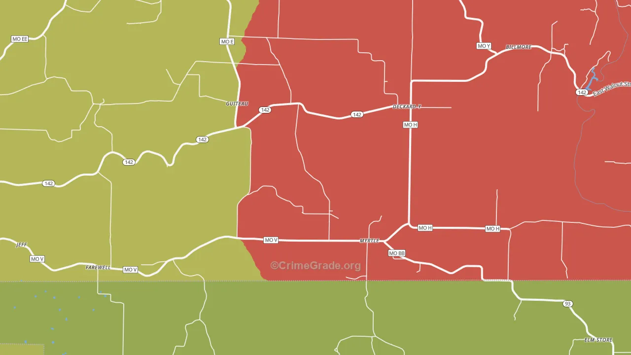65778, MO Map of Theft Rates