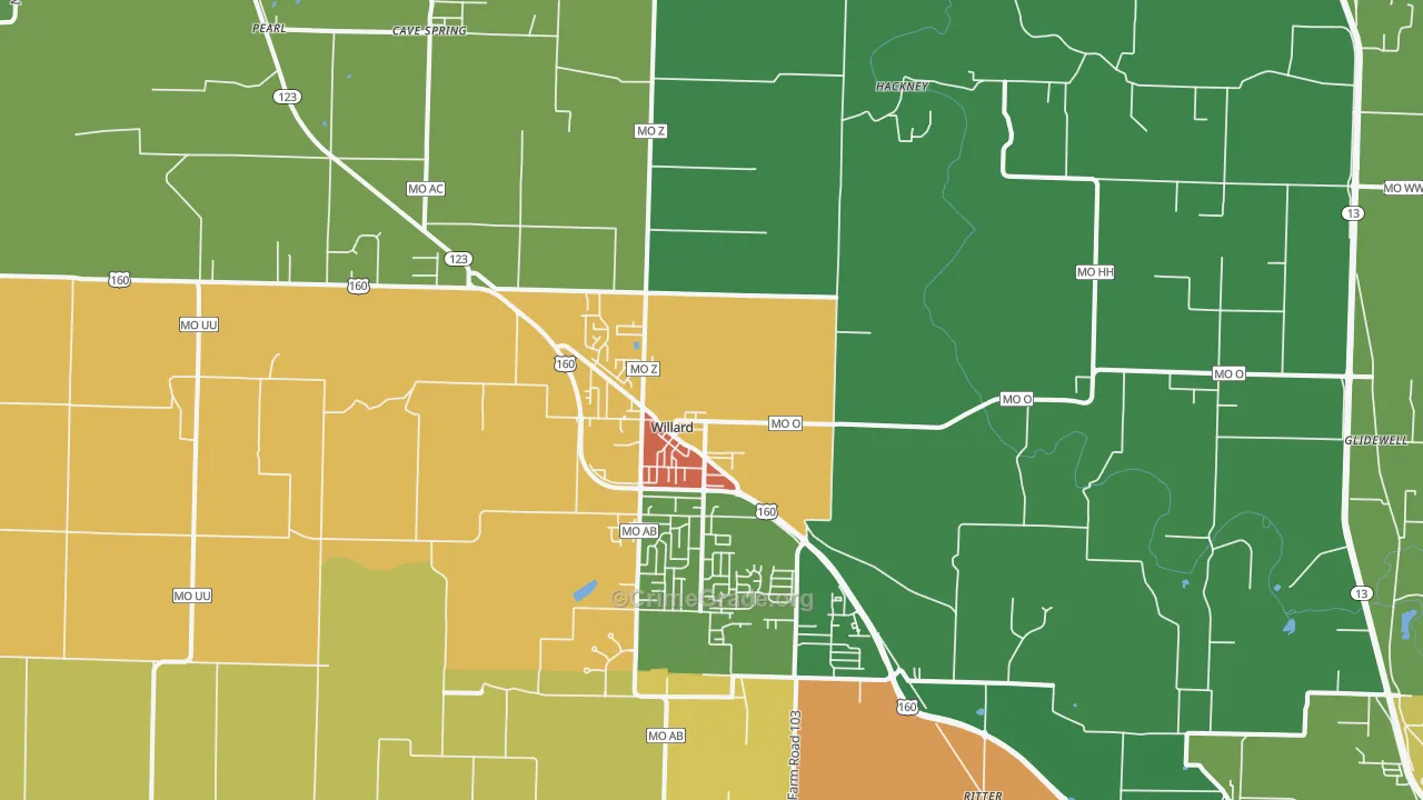 65781, MO Map of Theft Rates