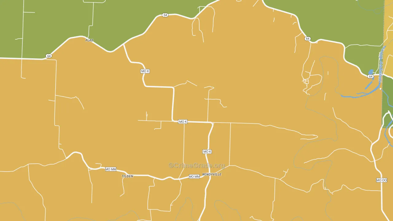 65783, MO Map of Theft Rates
