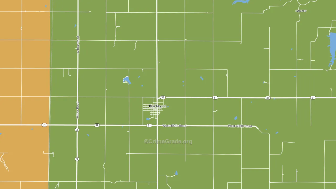 66010, KS Map of Theft Rates