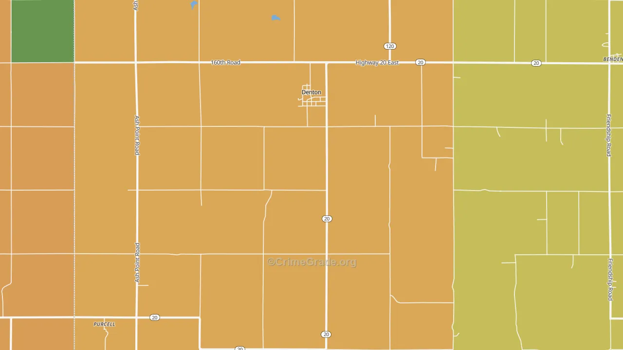 66017, KS Map of Theft Rates