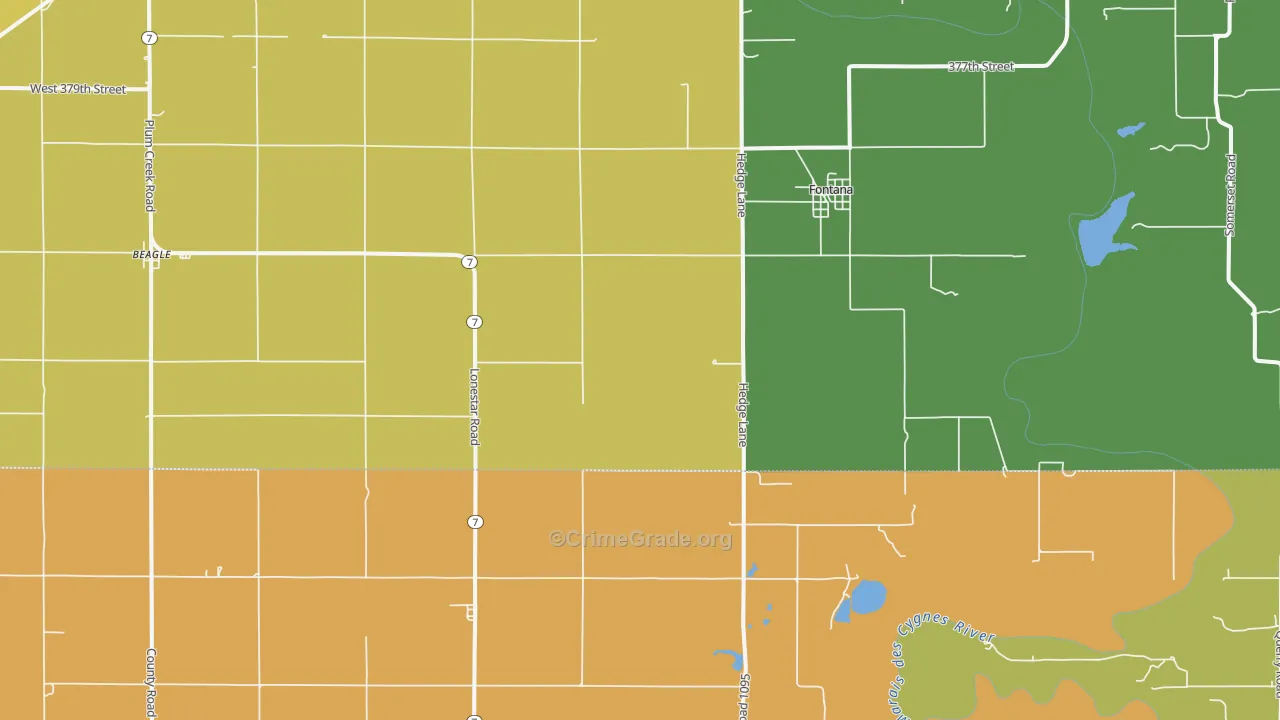 66026, KS Map of Theft Rates