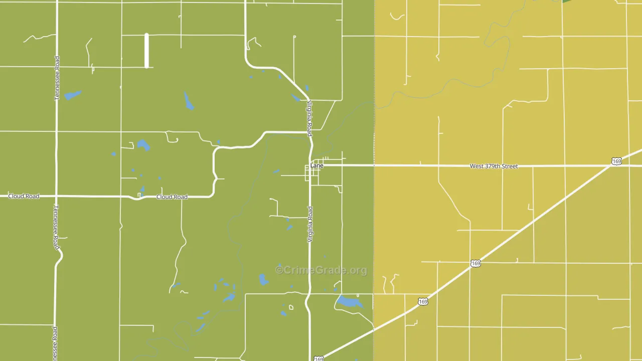 66042, KS Map of Theft Rates